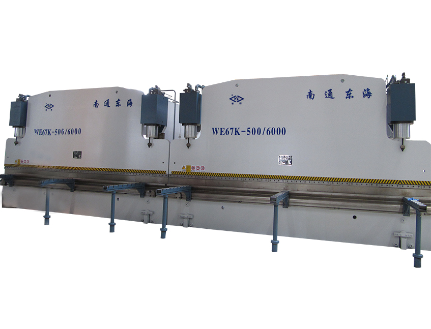 2xWE67K-500/6000 CNC Press Brake in Tandem